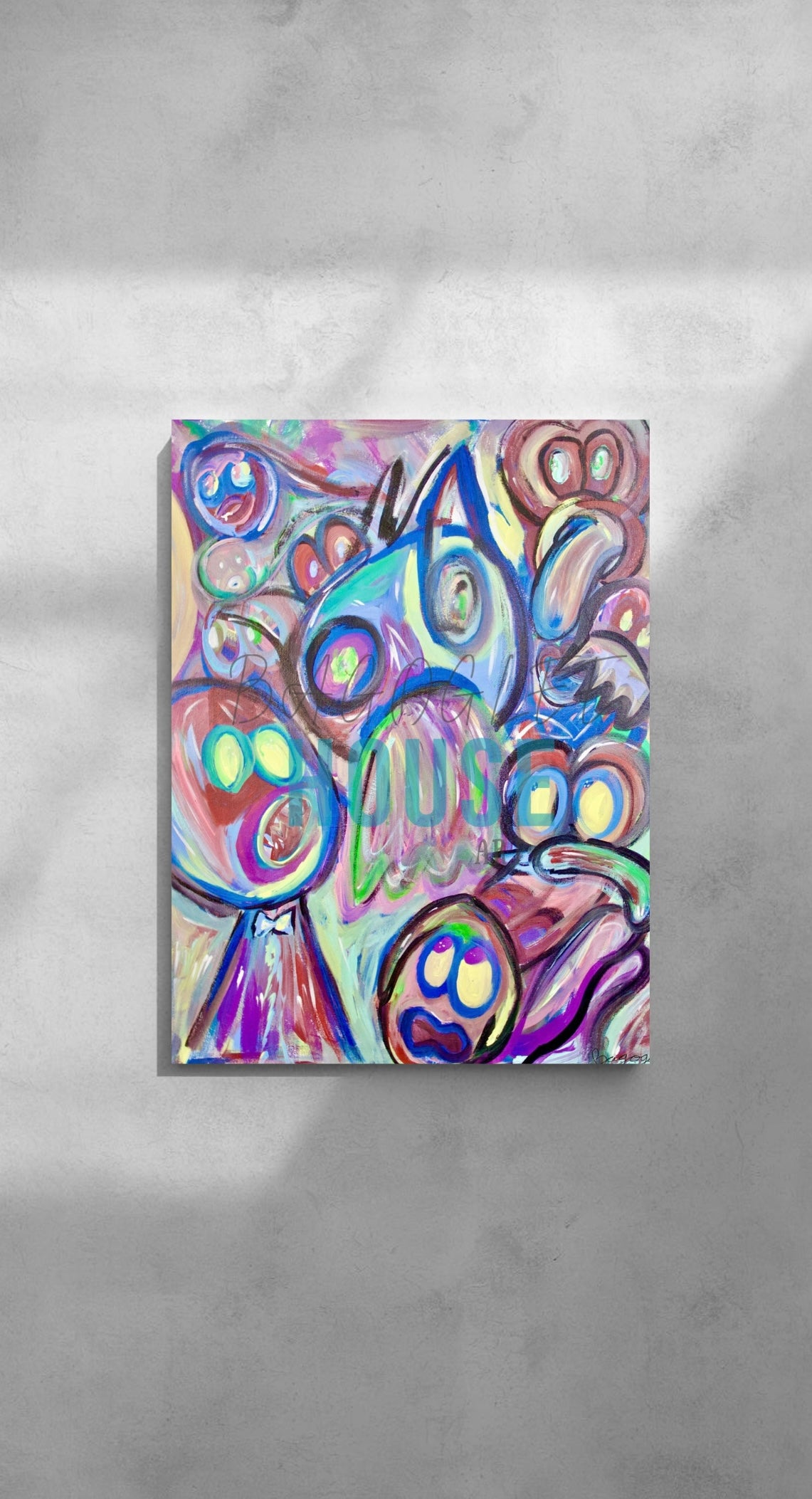 “Don't Look Up” Fine Art Giclee Canvas Print