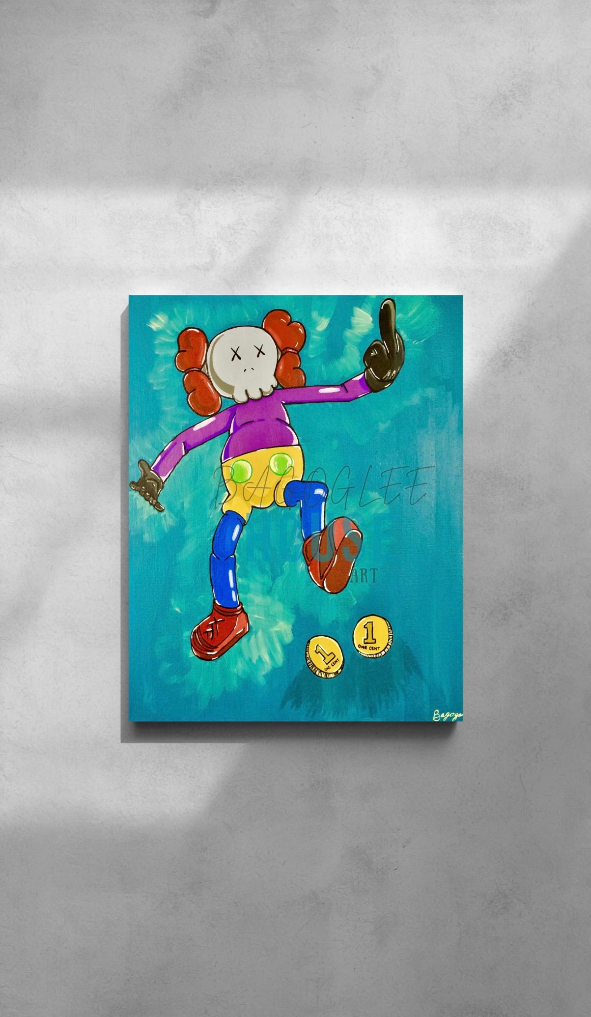 “FY2C” Fine Art Giclee Canvas Print