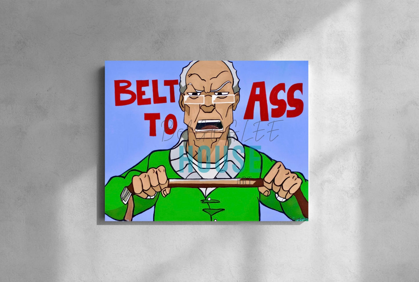 “BTA” Fine Art Giclee Canvas Print