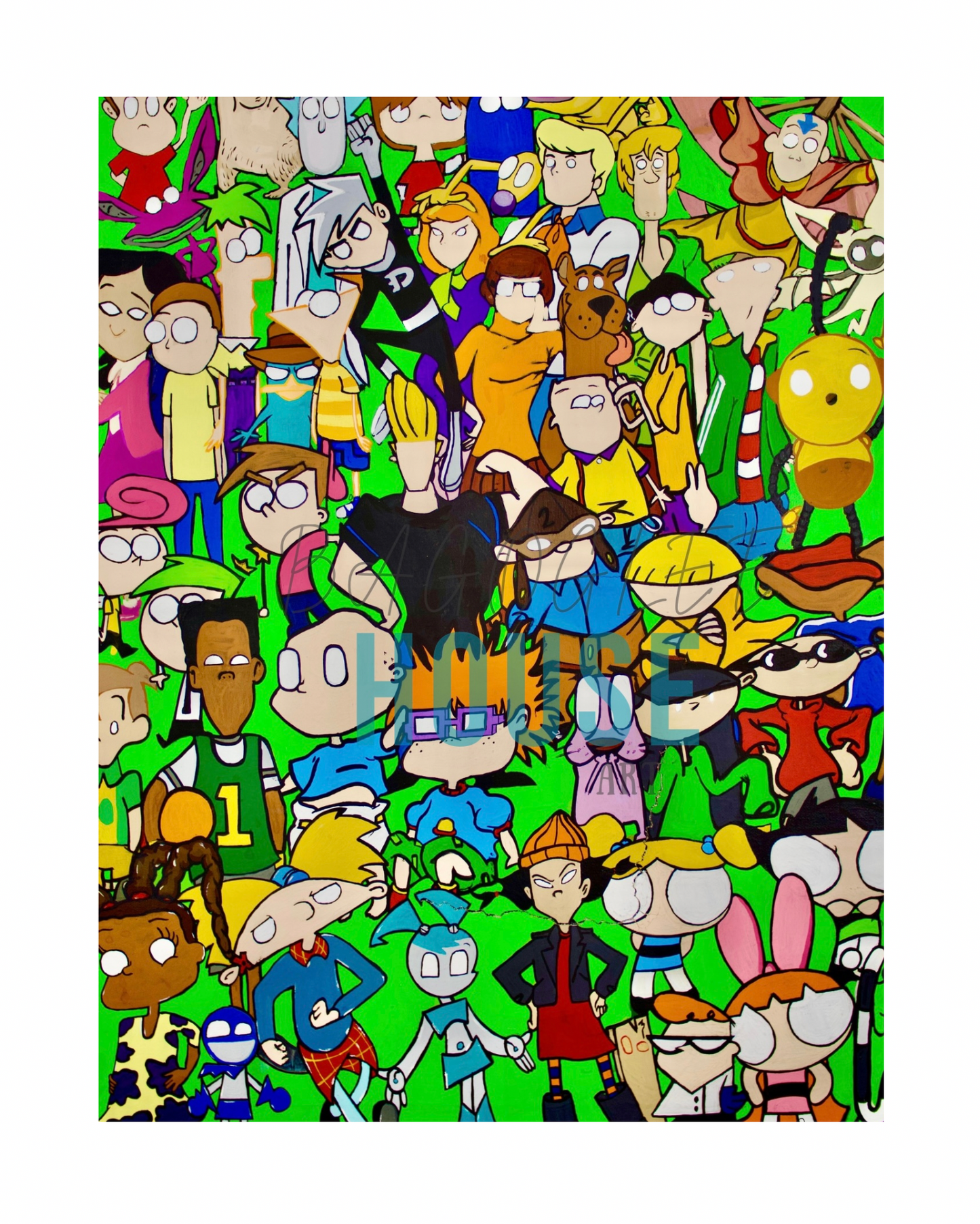 “Adult Cartoons" Fine Art Giclee Matte Paper Print