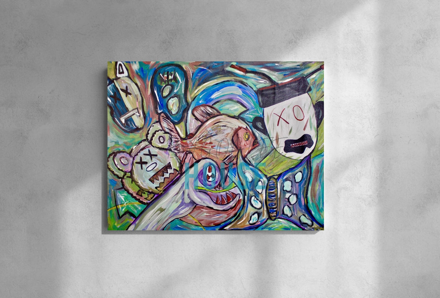 “Big Fish" Fine Art Giclee Canvas Print