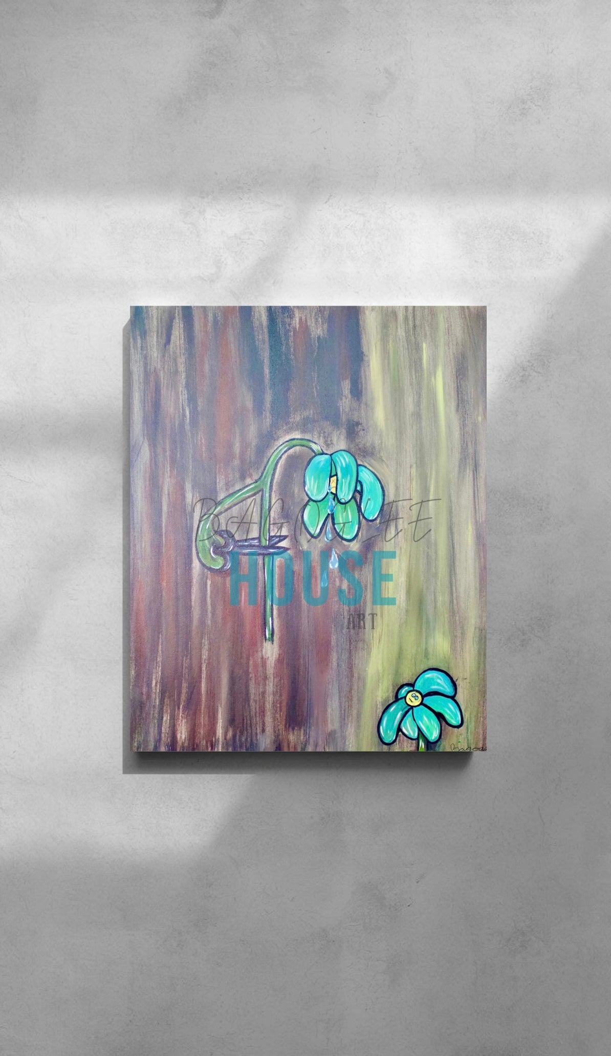 “Self Sabotage” Fine Art Giclee Canvas Print