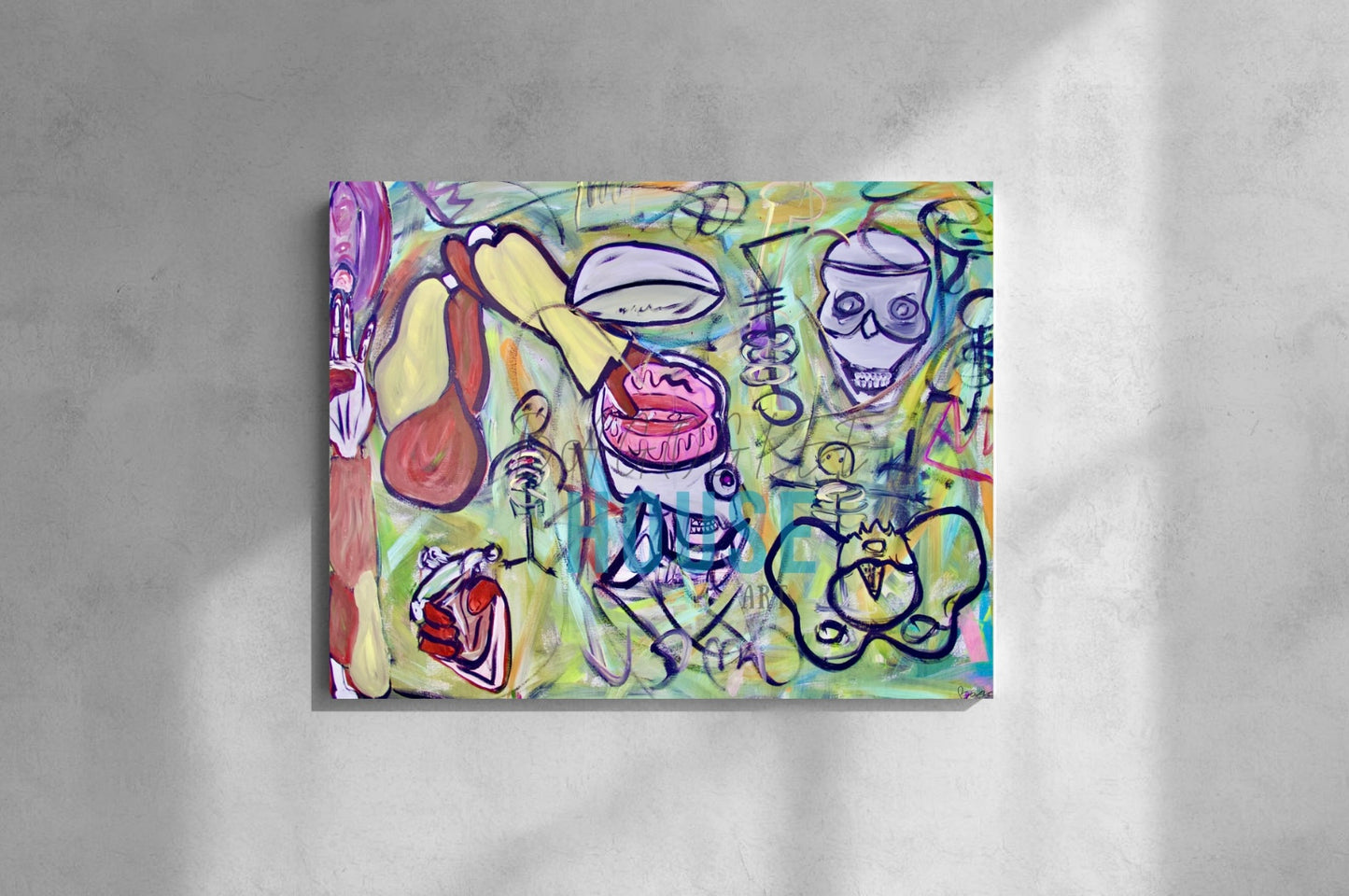 “Periodically Speaking" Fine Art Giclee Canvas Print