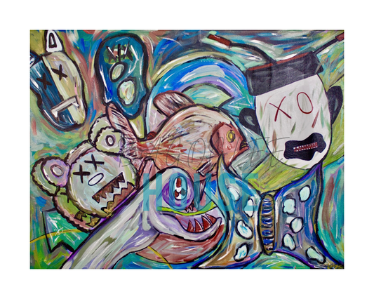 “Big Fish” Fine Art Giclee Matte Paper Print